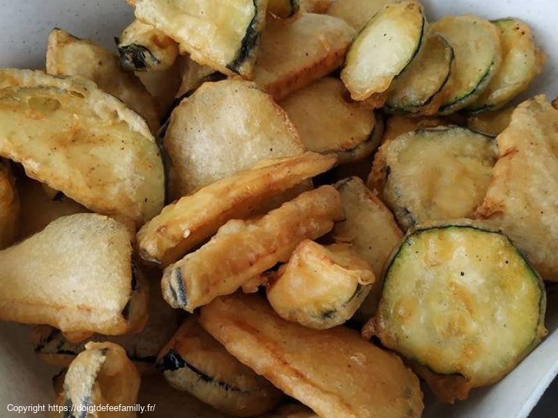 Beignets de courgettes et d’aubergines