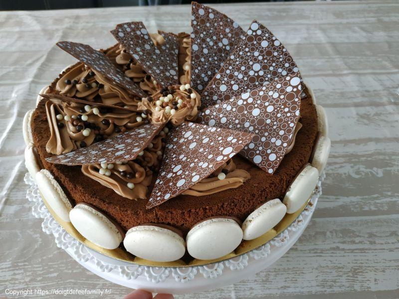 Fondant chocolat au lait / ganache chocolat gianduja/noisette 