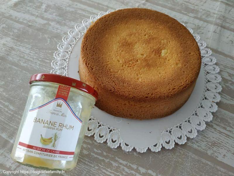 Gâteau BASQUE à la BANANE