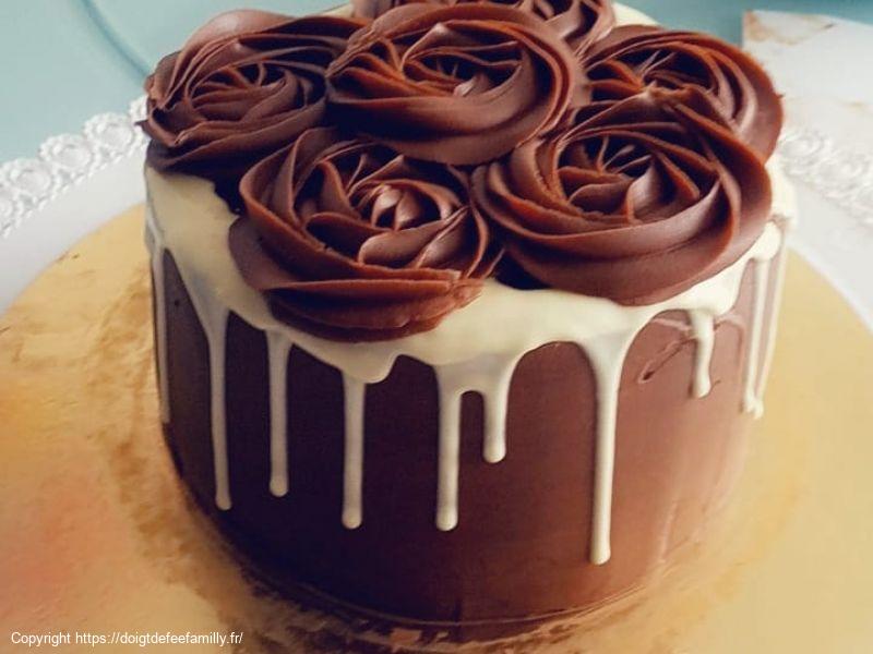 Layer cake Chocolat Noir